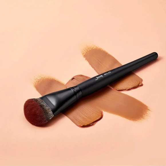 Jessup Large Face Makeup Premium  Synthetic Brushes 5pcs Phantom Black T273 - Picture 8 of 10